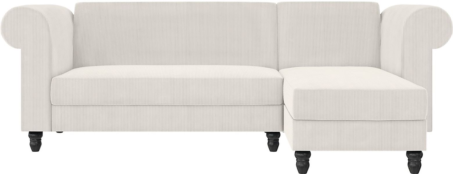 Dorel Home Ecksofa "Felix II, L-Form, Schlafsofa 241cm (Liegefl. 108/195 cm günstig online kaufen