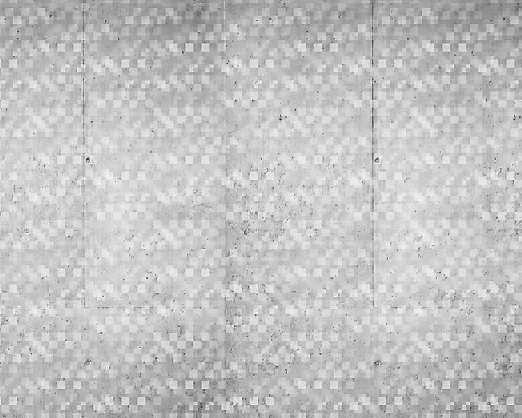 Fototapete "PatternOnConc3" 4,00x2,70 m / Glattvlies Perlmutt günstig online kaufen