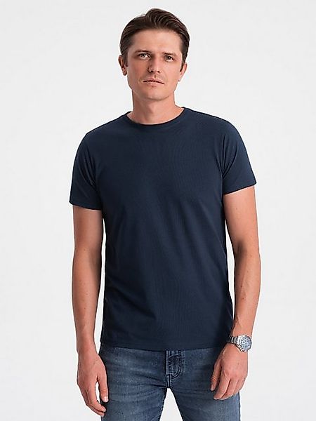 OMBRE T-Shirt Klassisches Herren-T-Shirt aus Baumwolle BASIC günstig online kaufen