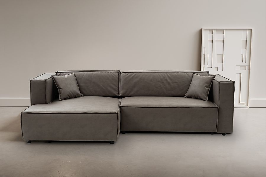 WERK2 Ecksofa Atlanta, moderne Designsprache, Stellmaße günstig online kaufen