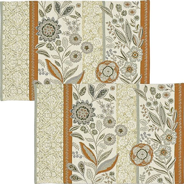 sander table + home Platzset Tischset "Loni Stripe" 2er-Pack, Gobelin Blume günstig online kaufen