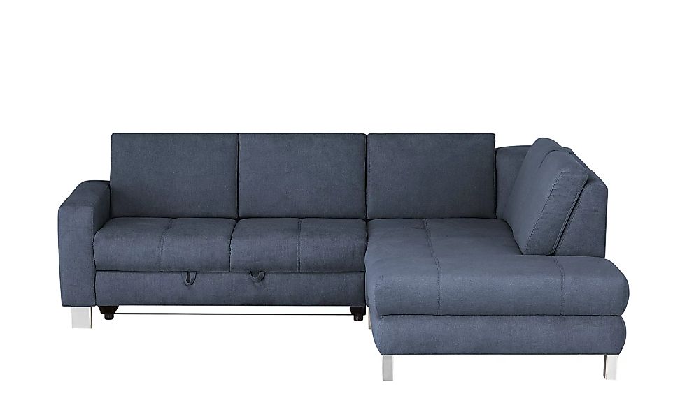 Ecksofa - blau - 86 cm - Polstermöbel > Sofas > Ecksofas - Möbel Kraft günstig online kaufen