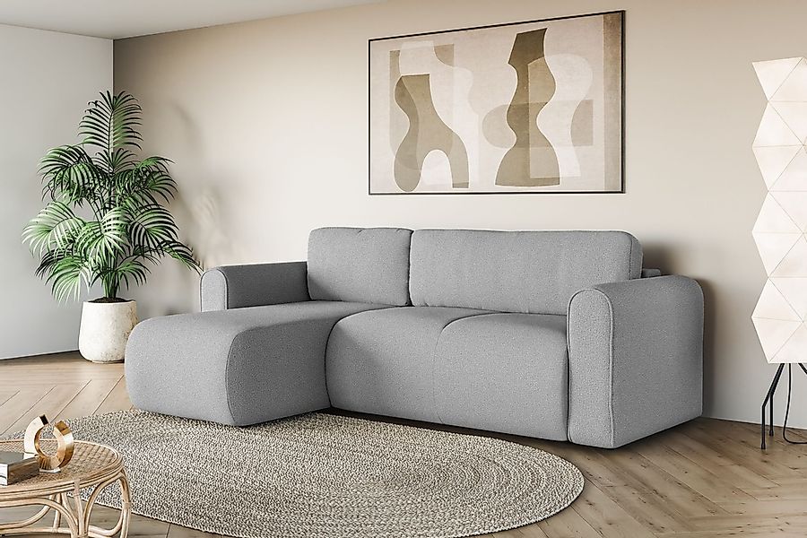 INOSIGN Ecksofa "Zacharia wahlweise Schlafsofa mit Bettkasten, B/T/H 250/16 günstig online kaufen