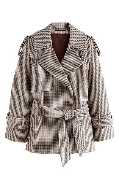 Next Trenchcoat Kurzer Trenchcoat in Wickeloptik, günstig online kaufen