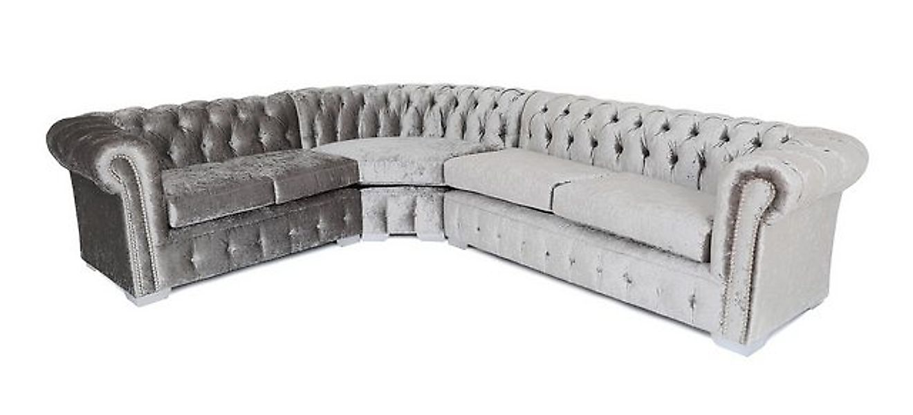 Xlmoebel Ecksofa Chesterfield Eckcouch Ledersofa Polstersofa Ecksofa Garnit günstig online kaufen