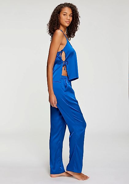 LASCANA Pyjama Set, 2 tlg. mit Bändern zum Verschließen günstig online kaufen