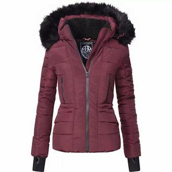 Navahoo Steppjacke Adele hochwertige Winterjacke mit edler Kunstfell- Kapuz günstig online kaufen