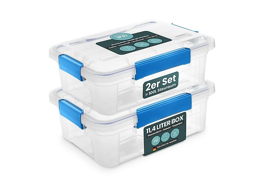 Kreher Aufbewahrungsbox mit Deckel und Dichtungsring (IP67) in verschiedene günstig online kaufen