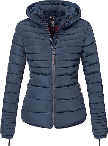 Marikoo Winterjacke "Amber", mit Kapuze, stylische Steppjacke mit Teddyfutt günstig online kaufen
