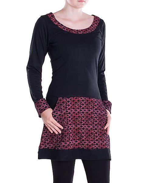 Vishes Langarmshirt Langarmshirt-Kleid Leicht Kurze Damen Kleider Langarm T günstig online kaufen