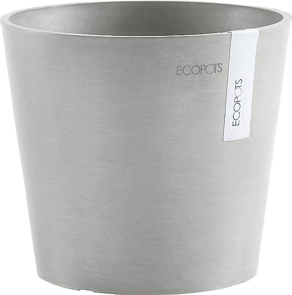ECOPOTS Blumentopf "AMSTERDAM Mini White Grey", BxTxH: 17x17x14,9 cm günstig online kaufen