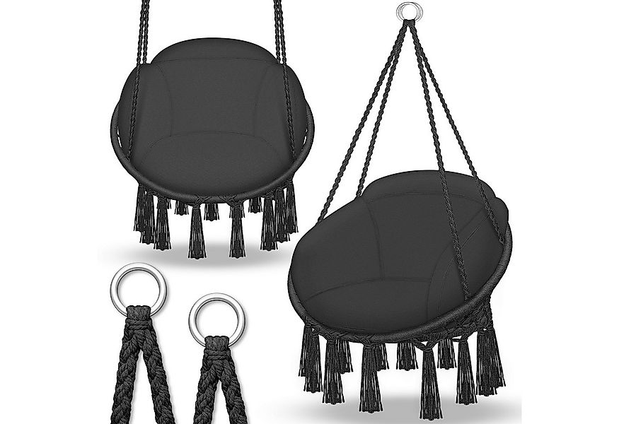 tillvex Hängesessel tillvex® Hängesessel Hängestuhl Hängeschaukel Hängekorb günstig online kaufen