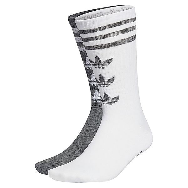 Adidas Originals Blue Tre Crew Socken 2 Paare EU 34-36 White / Dark Grey He günstig online kaufen