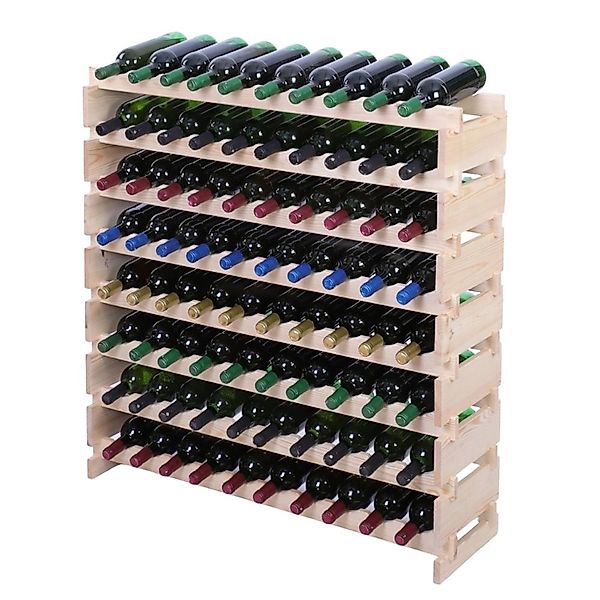 PROREGAL Weinregal VINOTECA FLEX PRO HxBxT 107x103x28cm 80 Flaschen Auf 8 E günstig online kaufen