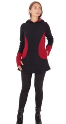 PUREWONDER Kapuzenpullover Fleece Kleid und Pullover günstig online kaufen