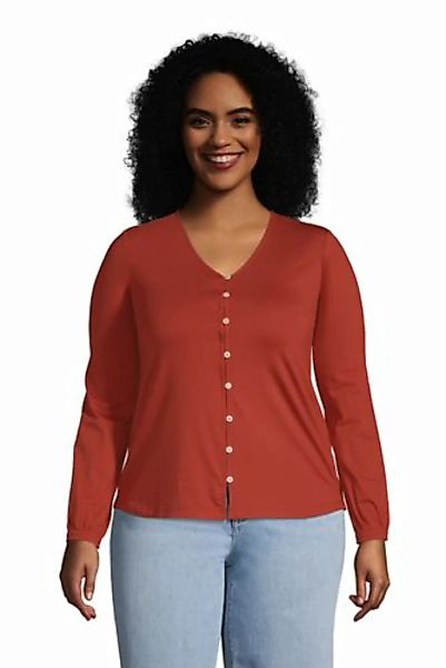 Bluse aus Baumwoll/Modalmix in großen Größen, Damen, Größe: 48-50 Plusgröße günstig online kaufen