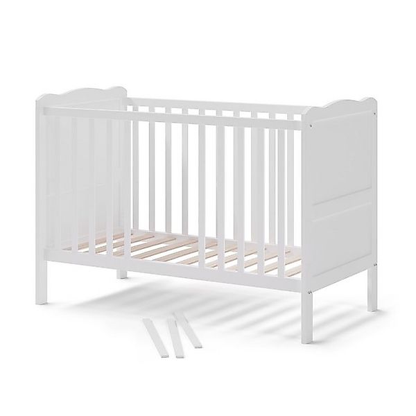 VitaliSpa® Babybett Tobi, Weiß/Weiß, 60x120 cm günstig online kaufen