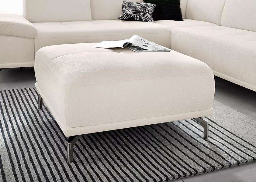 Places of Style Polsterhocker "Caluna", moderner Sitzhocker in hochwertiger günstig online kaufen