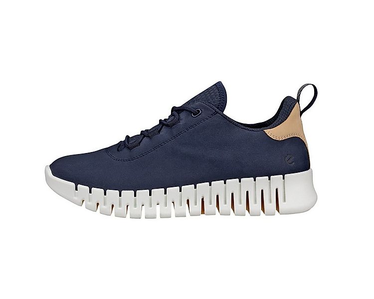 Ecco Gruuv Lea (weiches Nappaleder) navyblau Damen Sneaker günstig online kaufen