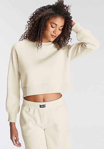 LSCN by LASCANA Sweatshirt mit Ziernähten, günstig online kaufen