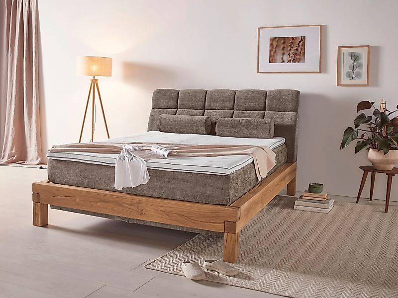 Home affaire Boxspringbett "Villads", Liegefläche: 160/200 cm aus Balkeneic günstig online kaufen