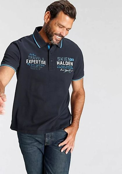 Man's World Poloshirt Kurzarm, bedrucktes Design, Polokragen, aus Baumwolle günstig online kaufen