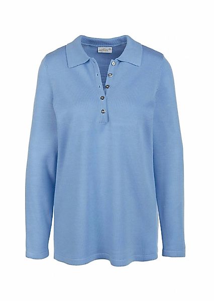 GOLDNER Strickpullover "Kurzgröße Pullover mit Polokragen" günstig online kaufen