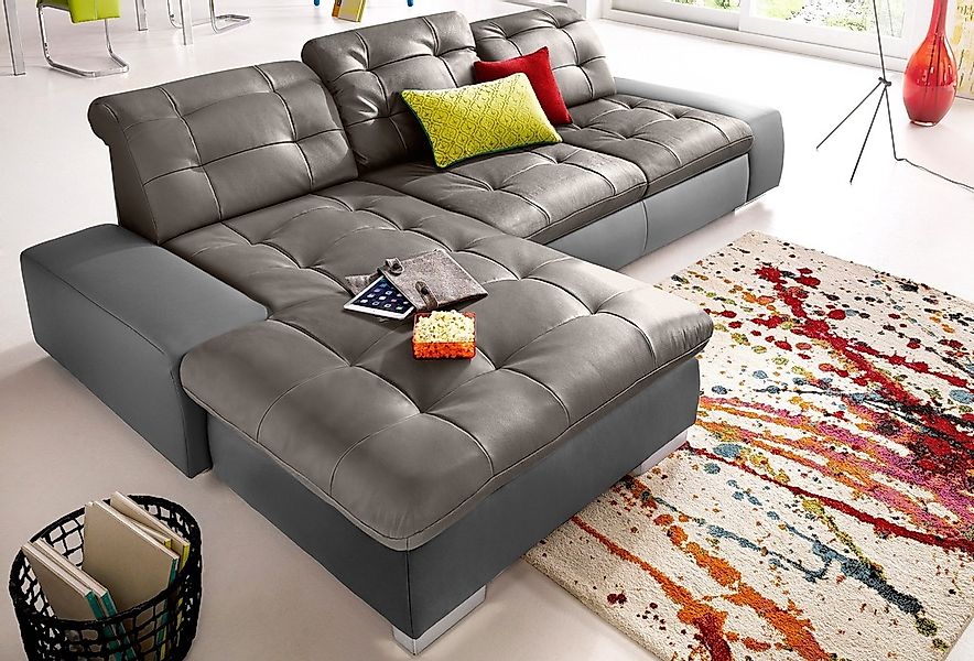 sit&more Ecksofa "Palomino L-Form" wahlweise XL oder XXL und mit Bettfunkti günstig online kaufen