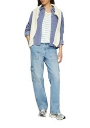 QS 3/4 Arm-Pullover mit Streifenmuster günstig online kaufen