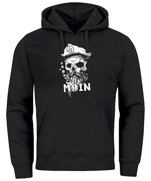 Neverless Hoodie Hoodie Herren Moin Kapitän Totenkopf Anker Bart Hamburg Pr günstig online kaufen