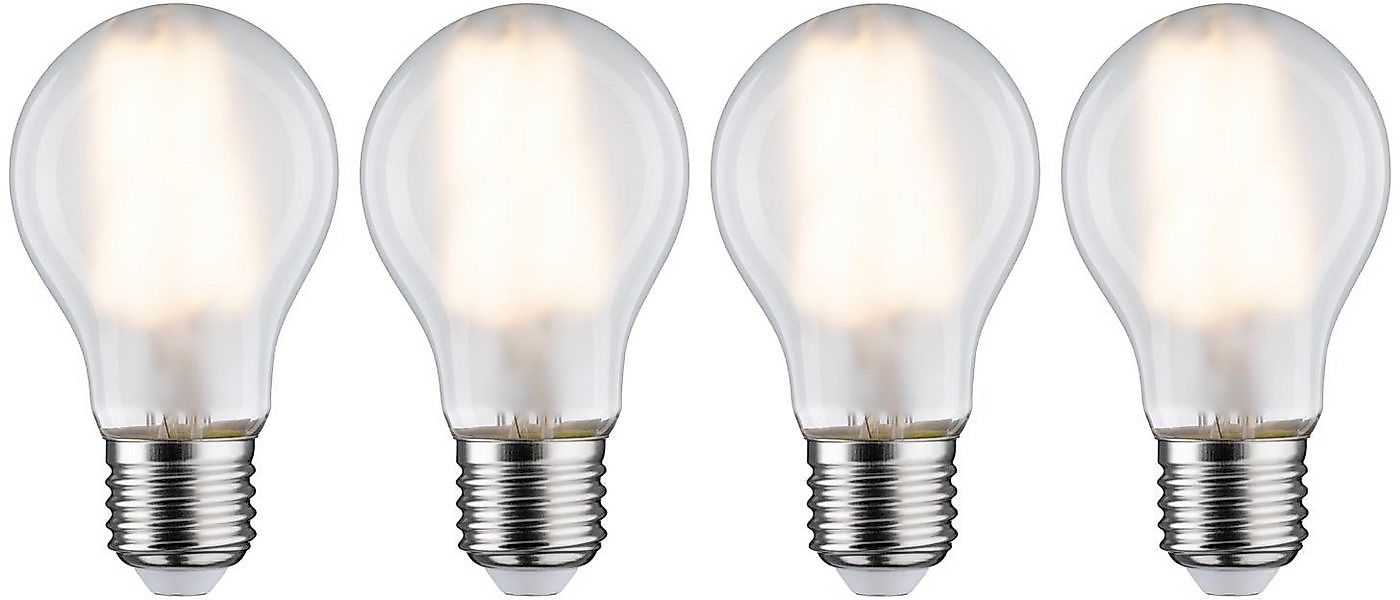 Paulmann LED-Filament 4er Pack 7W E27 2700K matt, E27, 4 St., Warmweiß günstig online kaufen