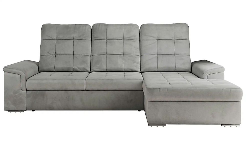 Ecksofa mit Schlaffunktion Madrito ¦ grau ¦ Maße (cm): B: 256 H: 89 Polster günstig online kaufen