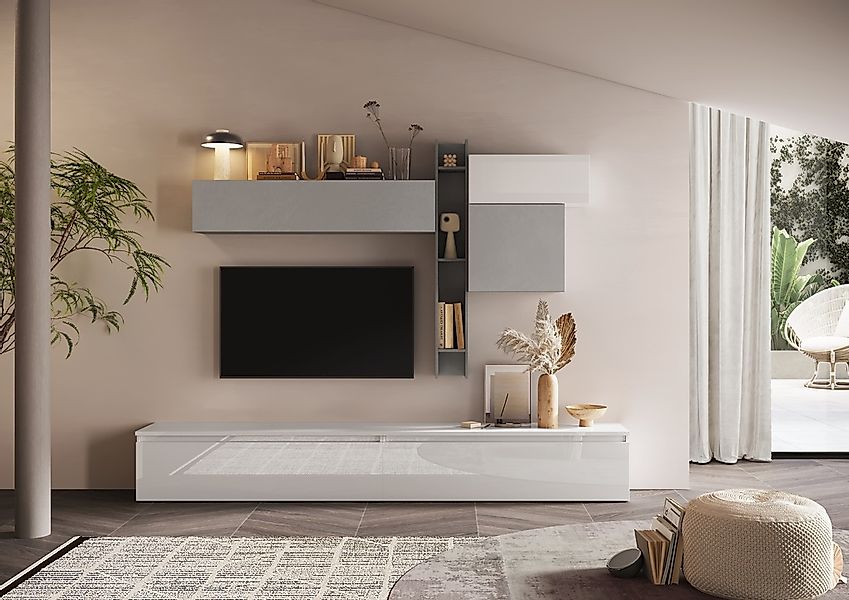 INOSIGN Wohnwand "Infinity, 6tlg. Breite 276 cm, Höhe variabel, Schrankwand günstig online kaufen