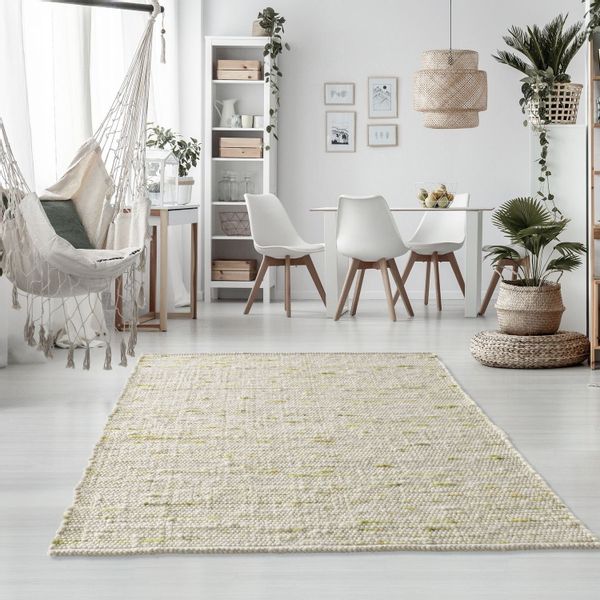 TaraCarpet Wollteppich TaraCarpet Handwebteppich Oslo, rechteckig, günstig online kaufen