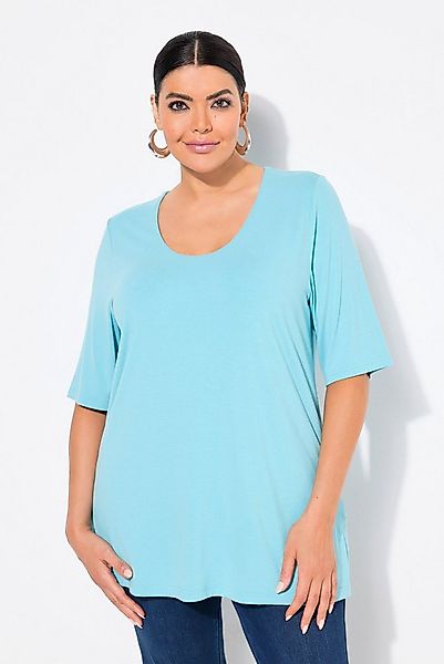 Ulla Popken T-Shirt Shirt 1/2 Arm Doublelayer günstig online kaufen