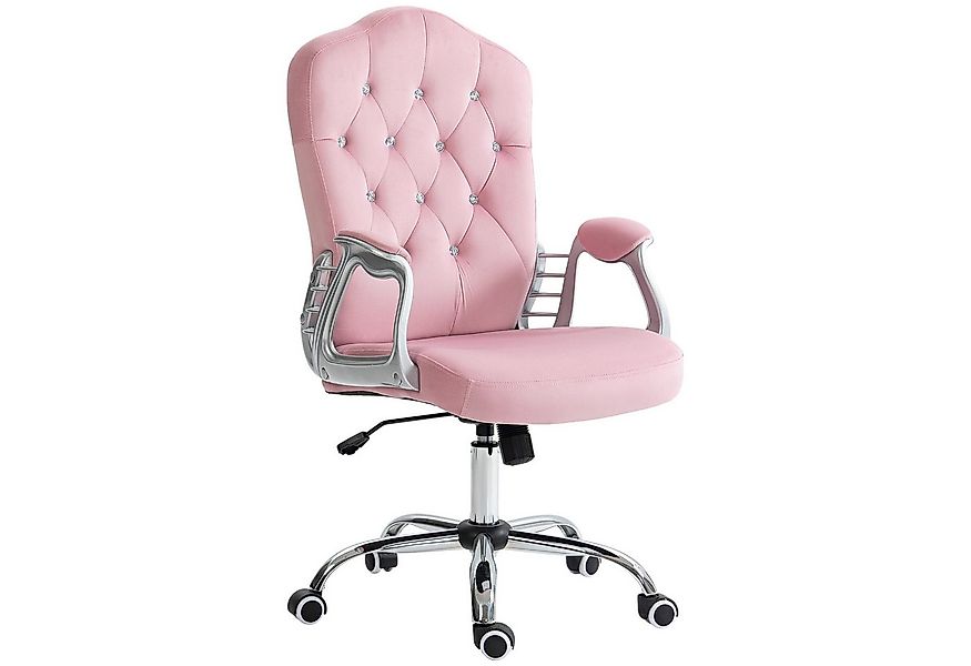 Vinsetto Bürostuhl Drehstuhl, Schreibtischstuhl mit Schwenkrädern (Chefsess günstig online kaufen