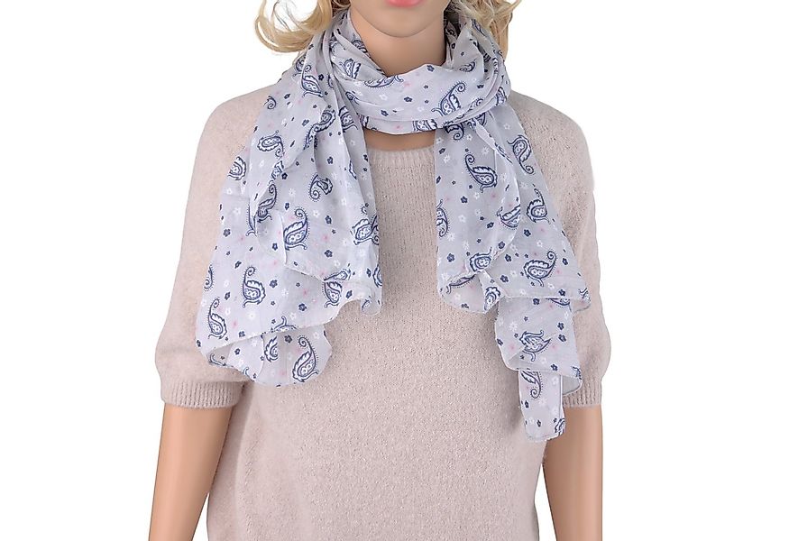 MIRROSI Modeschal Asymmetrischer Schal, Made in Italy 20% Seide 80% Baumwol günstig online kaufen