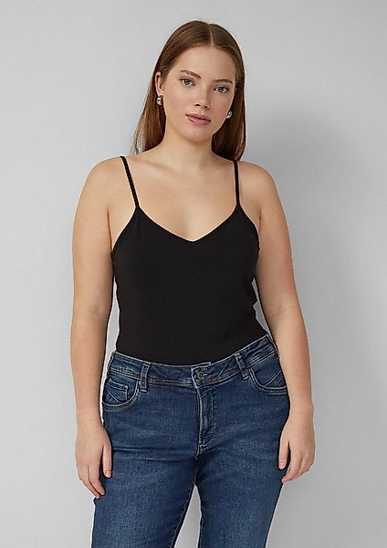 QS Muskelshirt T-Shirt Elastisches Spaghettiträgertop günstig online kaufen