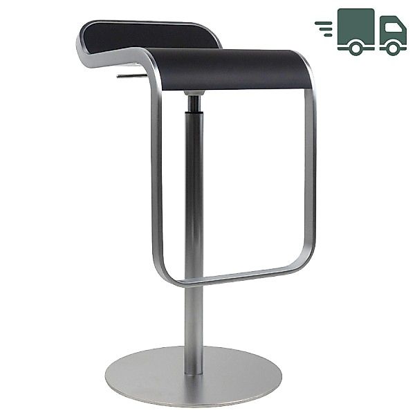 lapalma LEM S80 Barhocker | Sitz Laminat Fenix schwarz | Gestell schwarz | günstig online kaufen