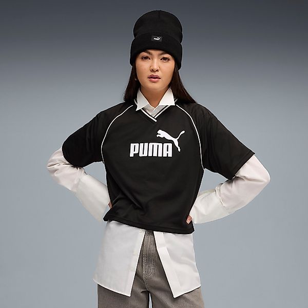 PUMA T-Shirt ESS RELAXED CROPPED FOOTBALL günstig online kaufen