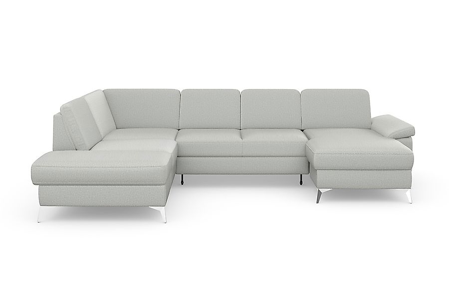 sit&more Wohnlandschaft »Padua U-Form«, inklusive Sitztiefenverstellung, Ar günstig online kaufen
