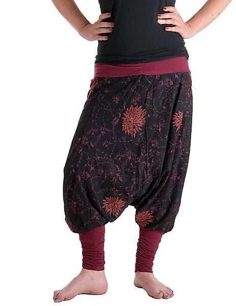 Vishes Haremshose Bestickte Blumen Haremshose mit günstig online kaufen