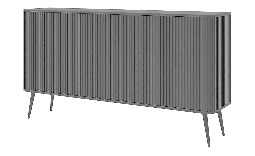 Selsey Sideboard  Ovarlo ¦ schwarz ¦ Maße (cm): B: 163,2 H: 83,8 Kommoden & günstig online kaufen