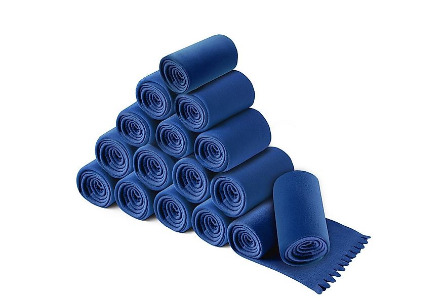 Wohndecke 16er Set Fleecedecke WAVE ca. 120x160, wometo, OEKO-TEX®, Fleeced günstig online kaufen