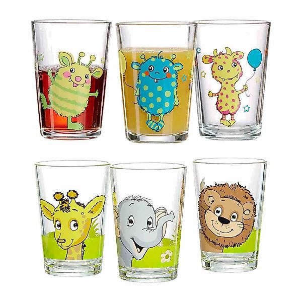 Ritzenhoff & Breker Kinderbecher "Kindergläser Monsterchen Dschungeltiere 2 günstig online kaufen