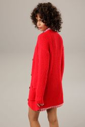 Aniston CASUAL Strickjacke mit kunstvollem Strickmuster günstig online kaufen