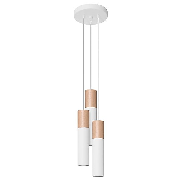 Sollux Lighting Hängeleuchte Pablo 3P Weiß günstig online kaufen