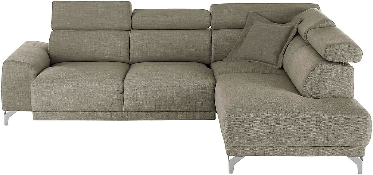 3C Candy Ecksofa »Greve Sofa immer mit manuelle Kopfteilverstellungen, mode günstig online kaufen