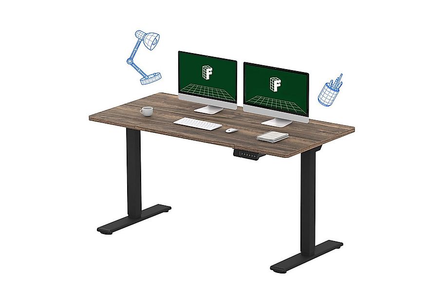 FLEXISPOT Schreibtisch Sitz-Steh-Tisch mit Memory-Funktionen (110X54/140X70 günstig online kaufen
