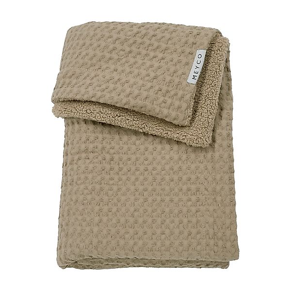Babydecke Taupe, Meyco Baby, 75x100cm günstig online kaufen